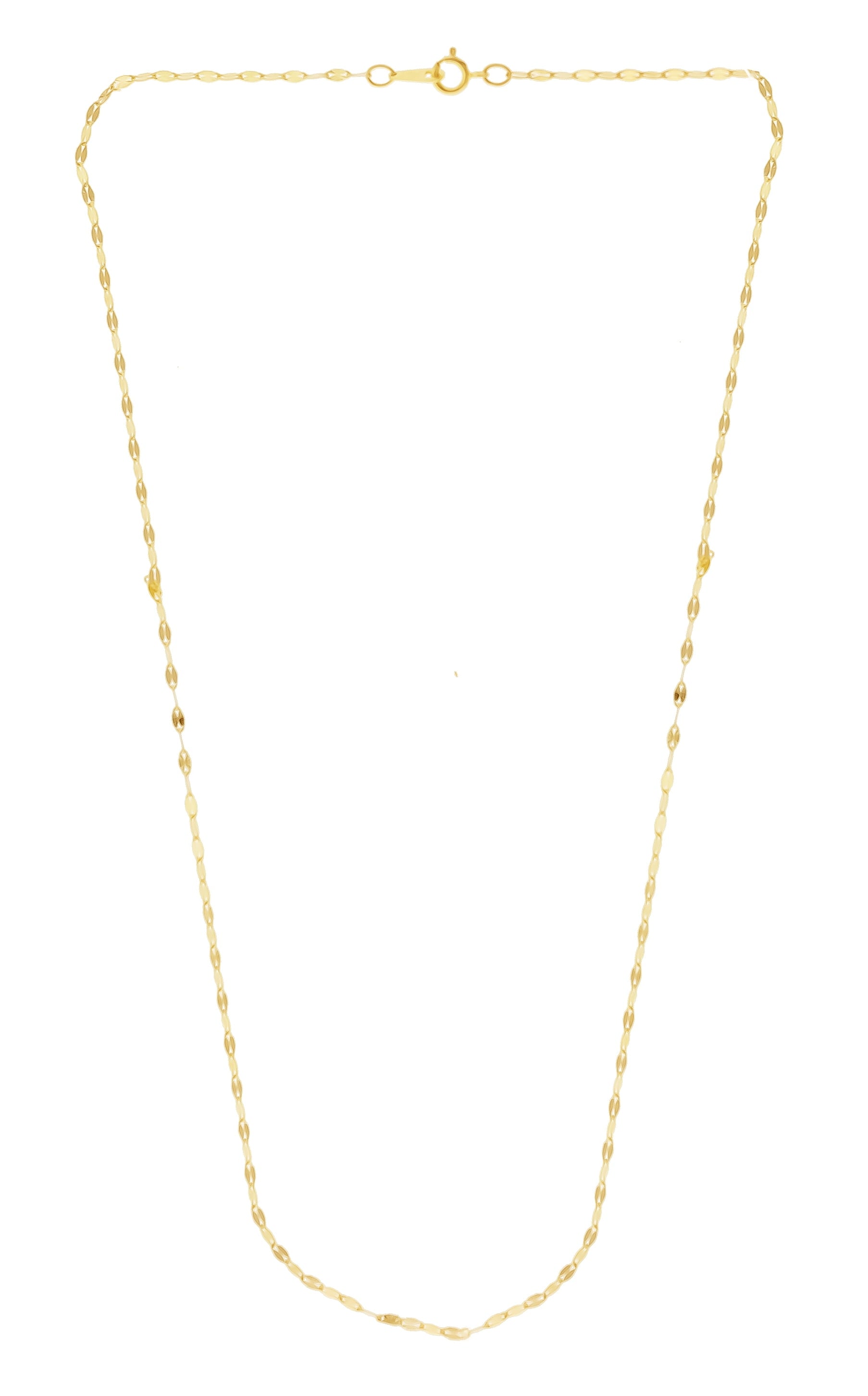 Brilliance 14KT Yellow Gold 18" Star Cable Chain