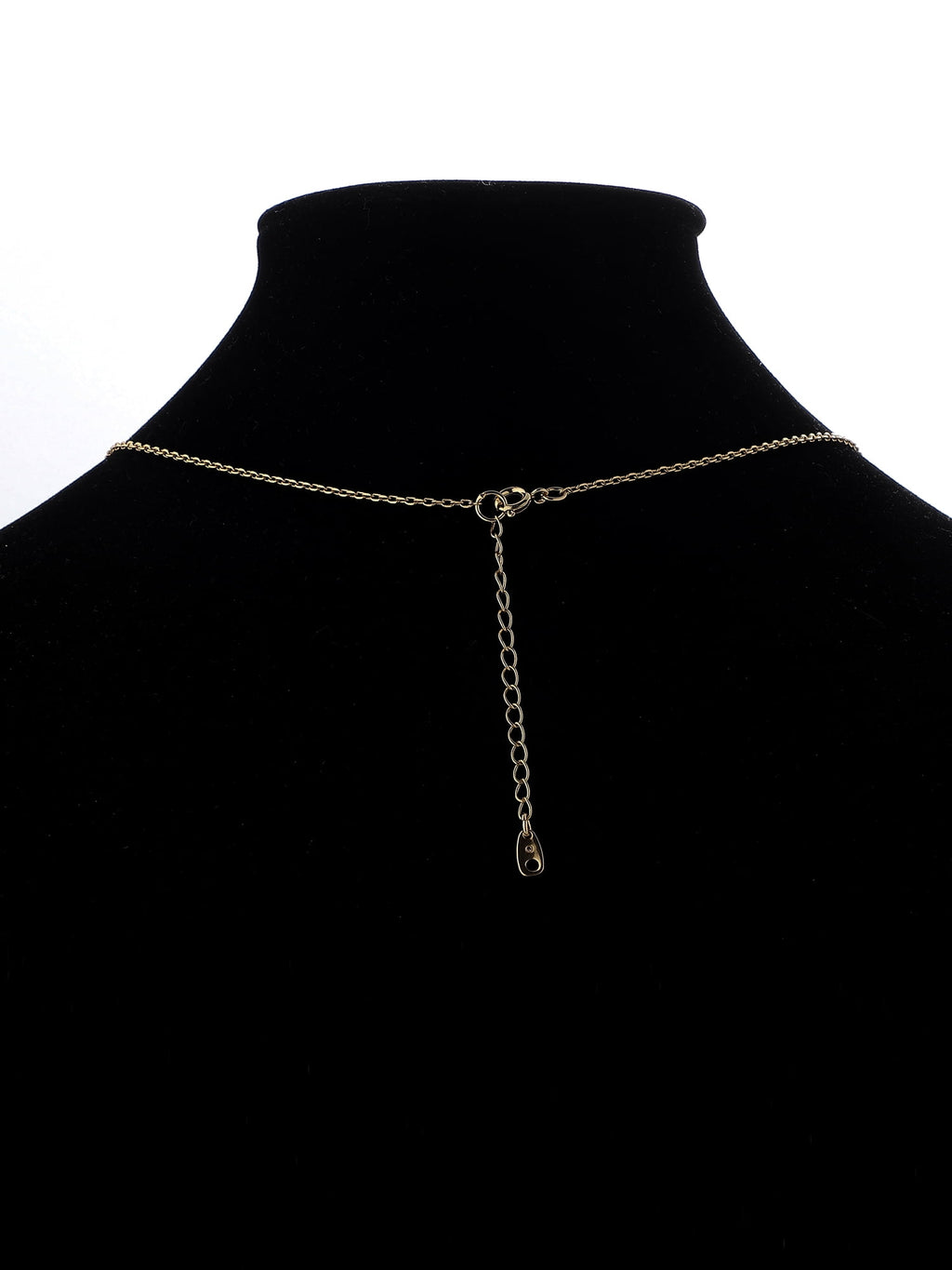 Believe by Brilliance Women's Charm Necklace with Mother of Pearl in 14KT Gold Flash Plated Brass