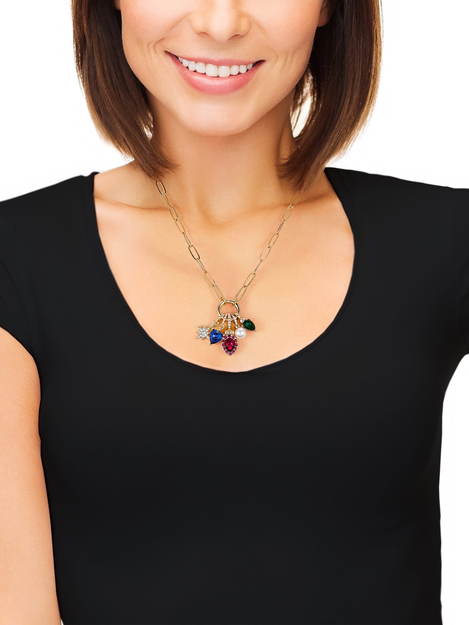 Packed Party Holiday Charm Necklace