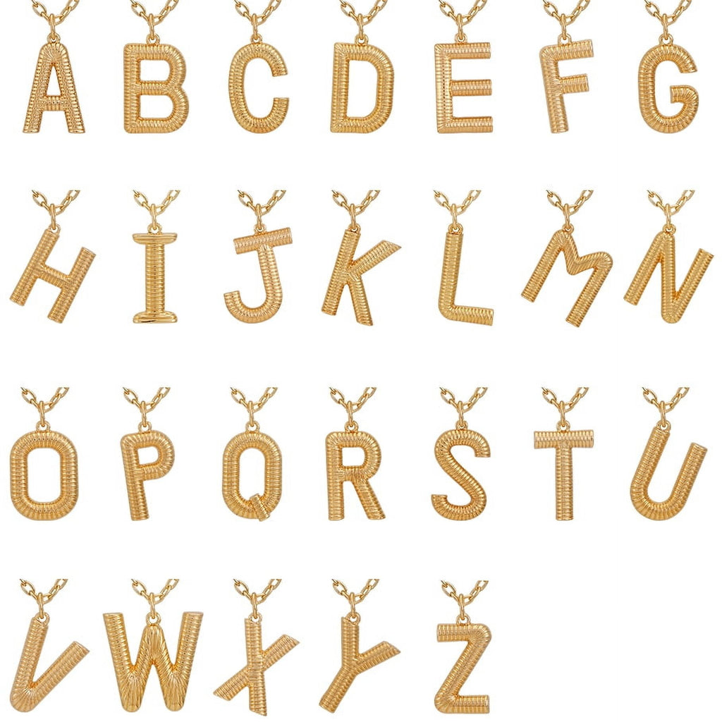 Time and Tru Women's Goldtone Initial O Necklace with Giftable Pouch